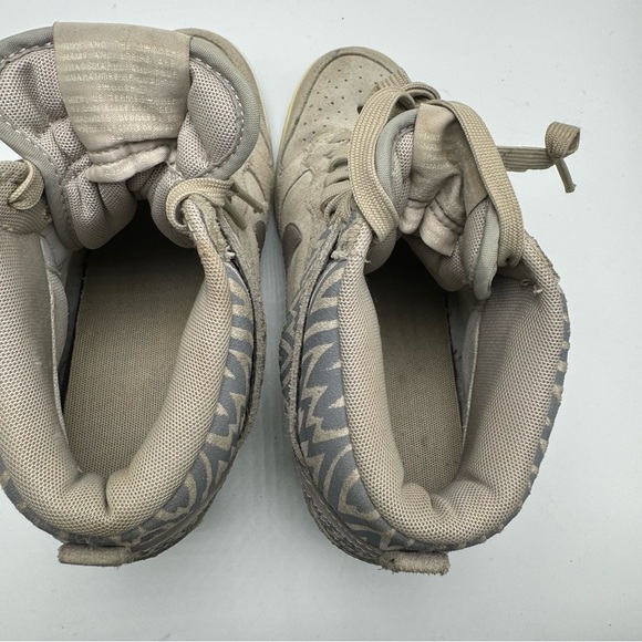 Nike Dunk Sky Hi Hidden Wedge Gray Suede Bolt Sneakers Women’s Size 7 - Picture 4 of 13